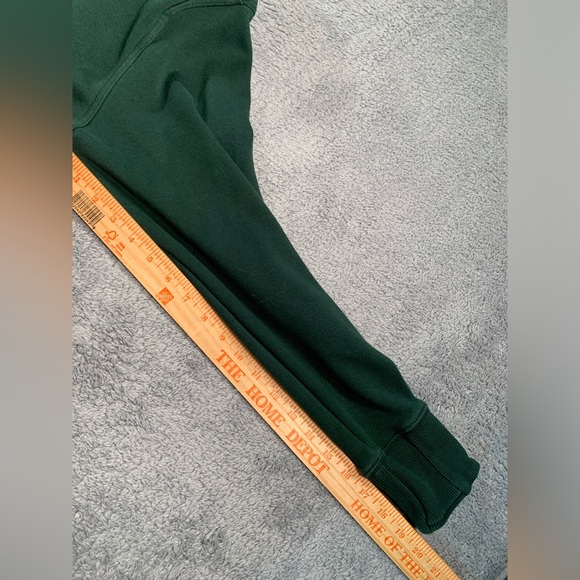 Athleta fleece lined dark green sweatshirt XL - Picture 11 of 12